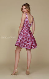 4 of 4 Nox Anabel 6362 Dress Magenta