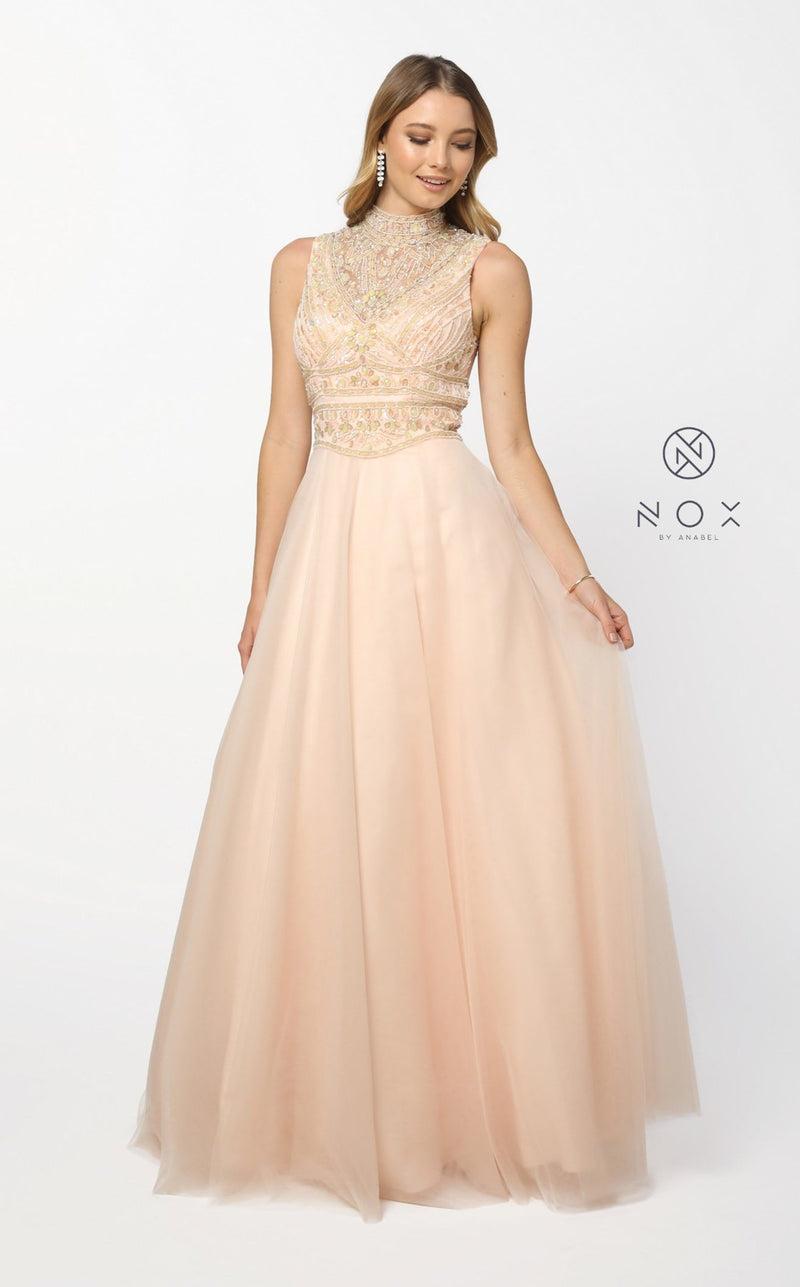 Nox Anabel 8212 Dress Peach