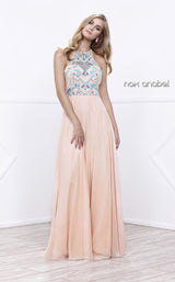 1 of 4 Nox Anabel 8276 Dress Nude-Aqua