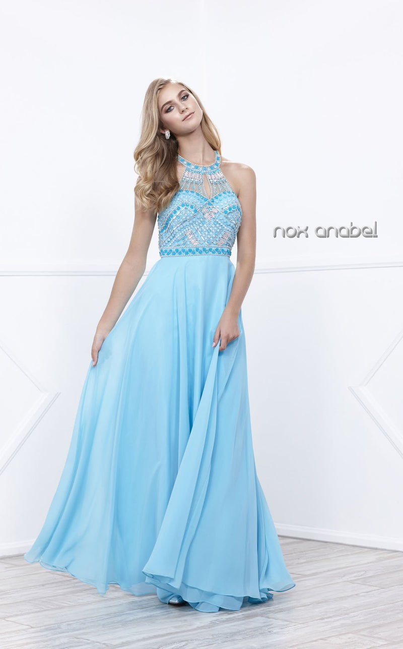 Nox Anabel 8286 Dress Aqua-Blue