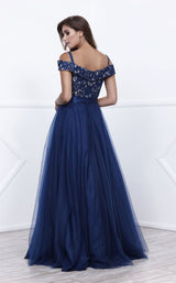 3 of 4 Nox Anabel 8372 Dress Navy-Blue