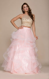 1 of 2 Nox Anabel A055 Dress Blush-Gold