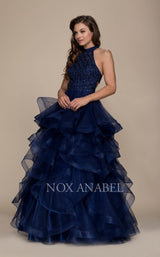 1 of 2 Nox Anabel A065 Dress Navy-Blue