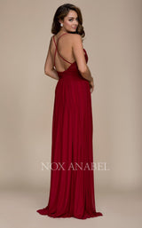 2 of 2 Nox Anabel A070 Dress Burgundy