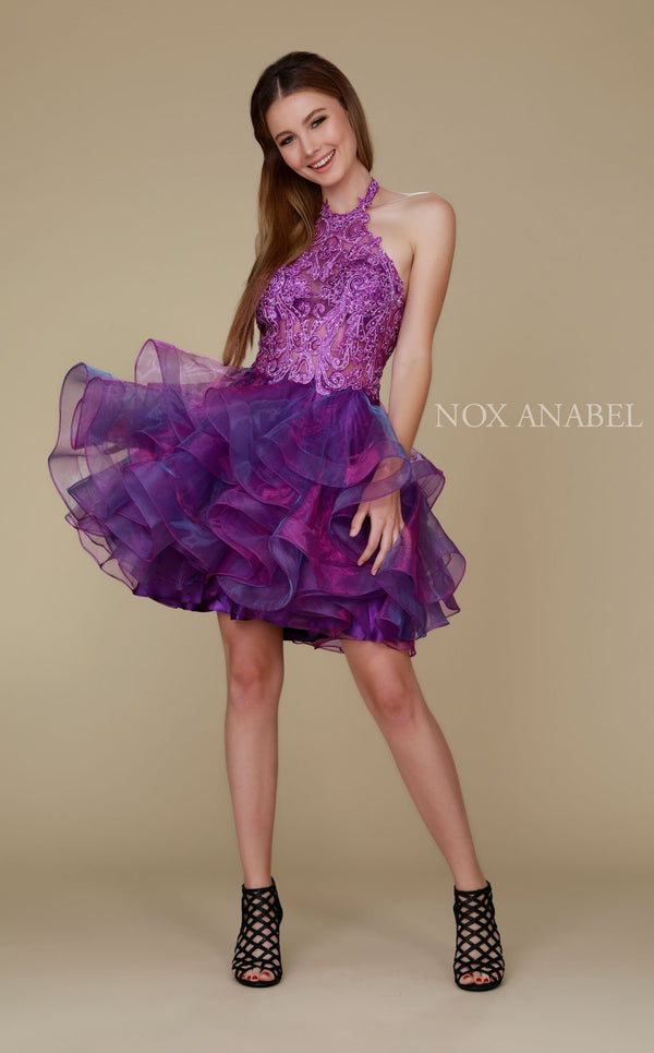 Nox Anabel A610 Dress Magenta