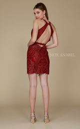 3 of 4 Nox Anabel A612 Dress Burgundy
