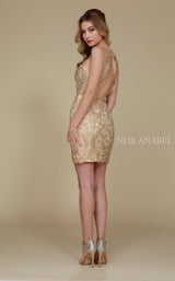 4 of 4 Nox Anabel A612 Dress Gold