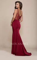 5 of 8 Nox Anabel C001 Dress Burgundy