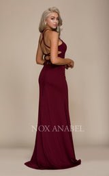 4 of 4 Nox Anabel C024 Dress Burgundy