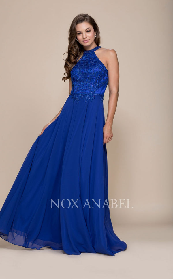 Nox Anabel J117 Dress Royal-Blue