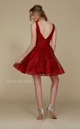 4 of 4 Nox Anabel M634 Dress Burgundy