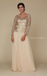 1 of 4 Nox Anabel Q506 Dress Gold