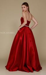 Nox Anabel Y154 Dress Burgundy