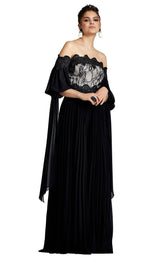 1 of 4 Odrella 5894 Dress Black