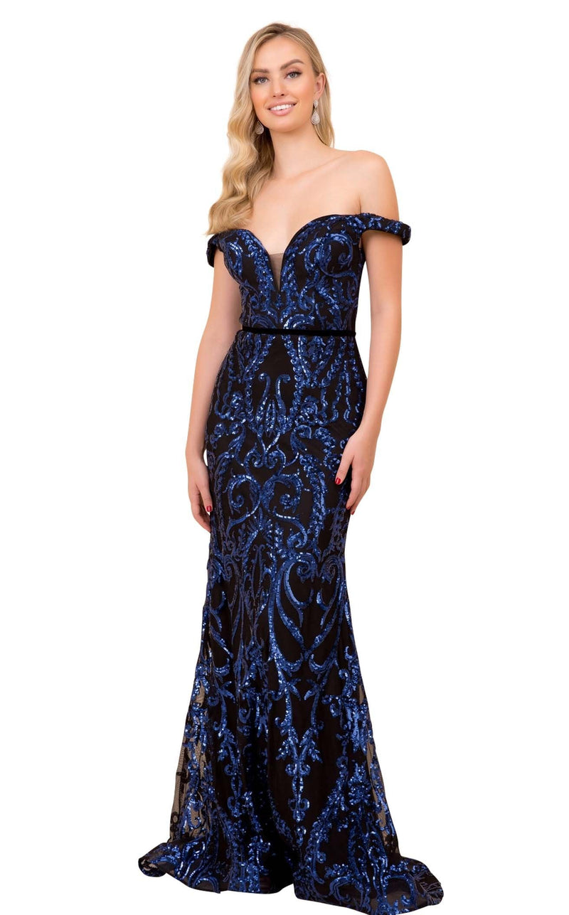 Nox Anabel P418 Dress Black-Royal