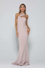 1 of 2 Portia and Scarlett lilo-gown-stone-with-strap Stone