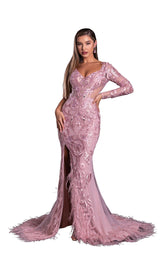 1 of 2 Portia and Scarlett PS21126 Dress Blush
