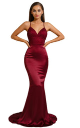 11 of 35 Portia and Scarlett PS6323 Deep Red