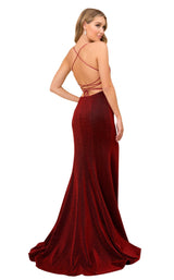 3 of 8 Nox Anabel R358 Dress Burgundy