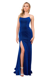 2 of 8 Nox Anabel R358 Dress Royal-Blue