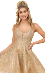 5 of 8 Nox Anabel R682 Dress Gold