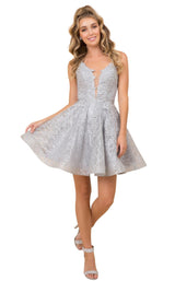 2 of 8 Nox Anabel R682 Dress Silver