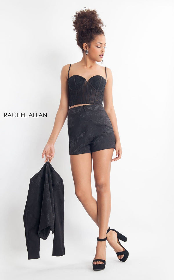 Rachel Allan L1174 Jumpsuit Black