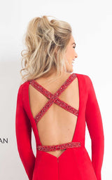 Rachel Allan L1175 Dress Red
