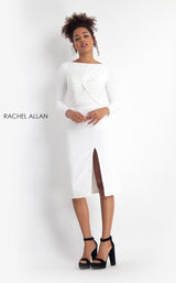 Rachel Allan L1175 Dress White