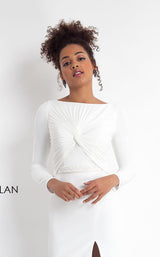 Rachel Allan L1175 Dress White