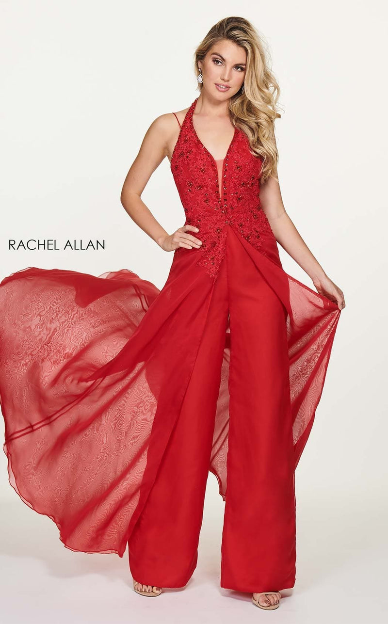 Rachel Allan L1176 Dress Red