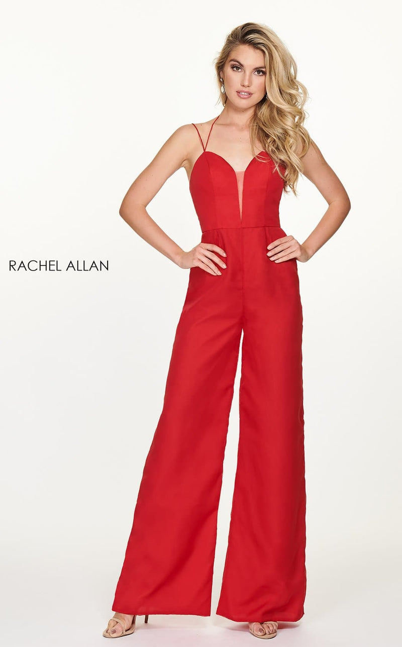 Rachel Allan L1176 Dress Red