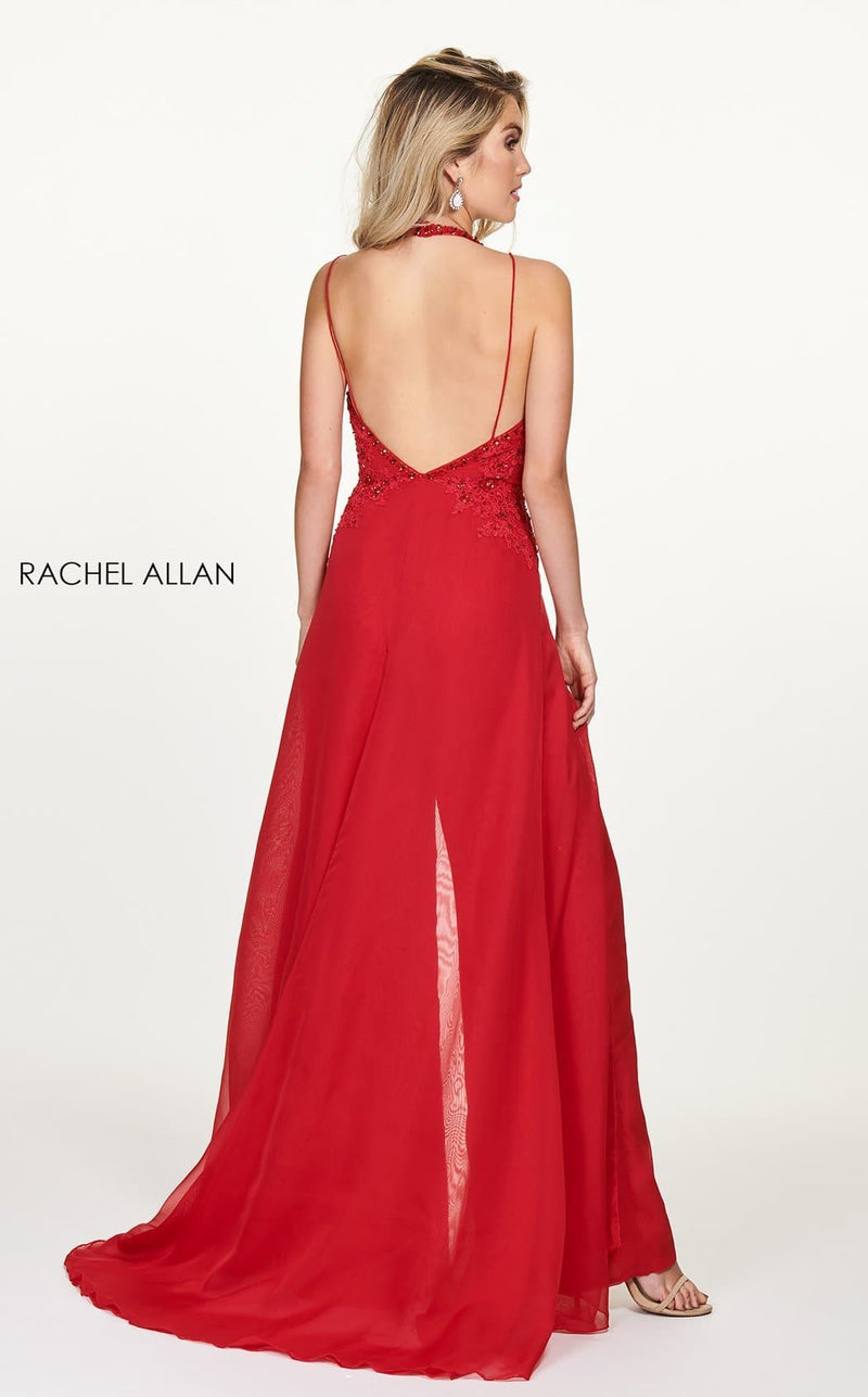 Rachel Allan L1176 Dress Red