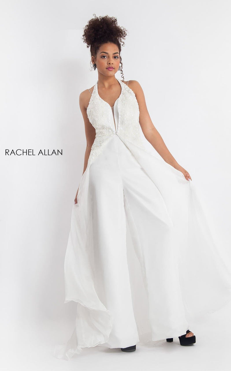 Rachel Allan L1176 Dress White