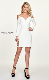 Rachel Allan L1177 Dress White