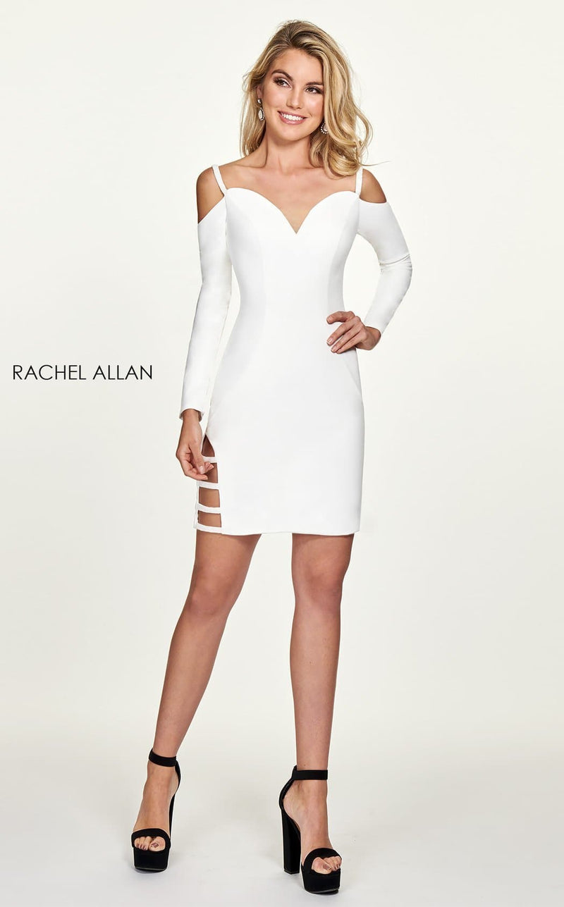 Rachel Allan L1177 Dress White