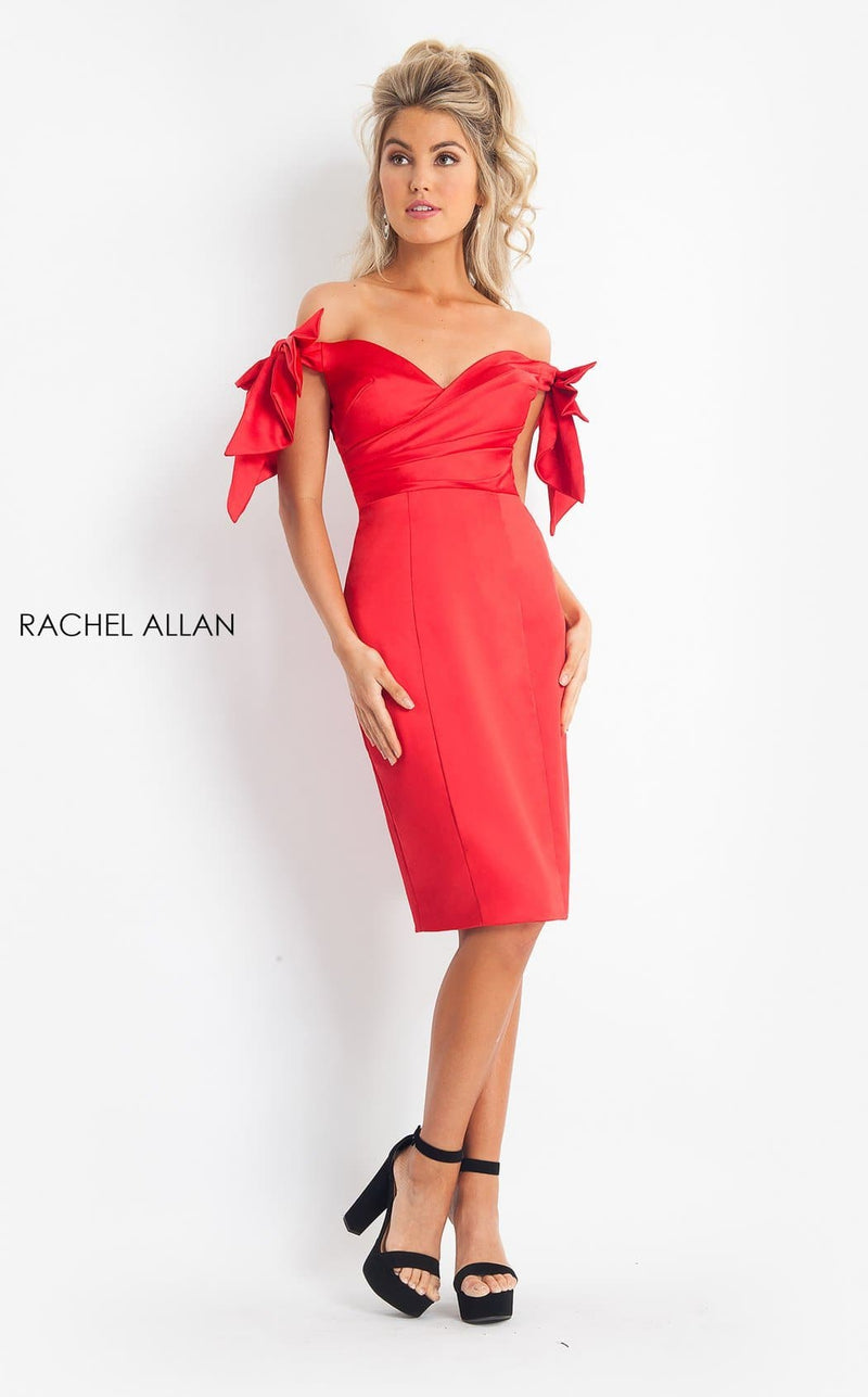 Rachel Allan L1178 Dress Red