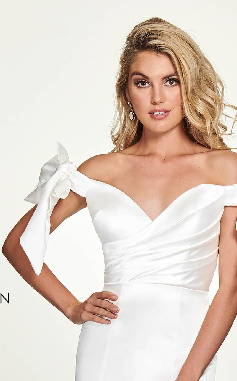 Rachel Allan L1178 Dress White