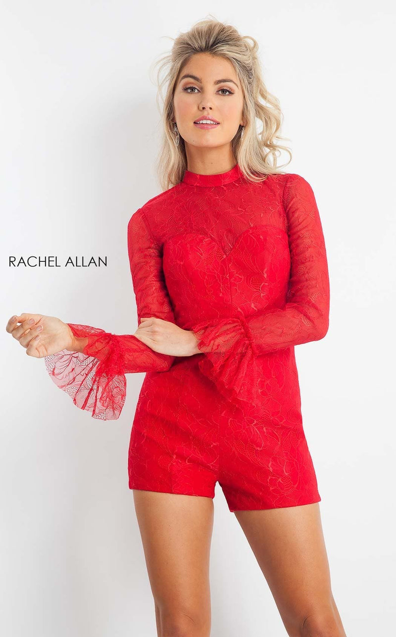 Rachel Allan L1188 Jumpsuit Red