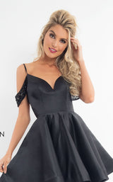 4 of 12 Rachel Allan L1190 Dress Black