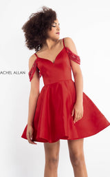 2 of 12 Rachel Allan L1190 Dress Red