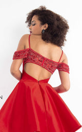 11 of 12 Rachel Allan L1190 Dress Red