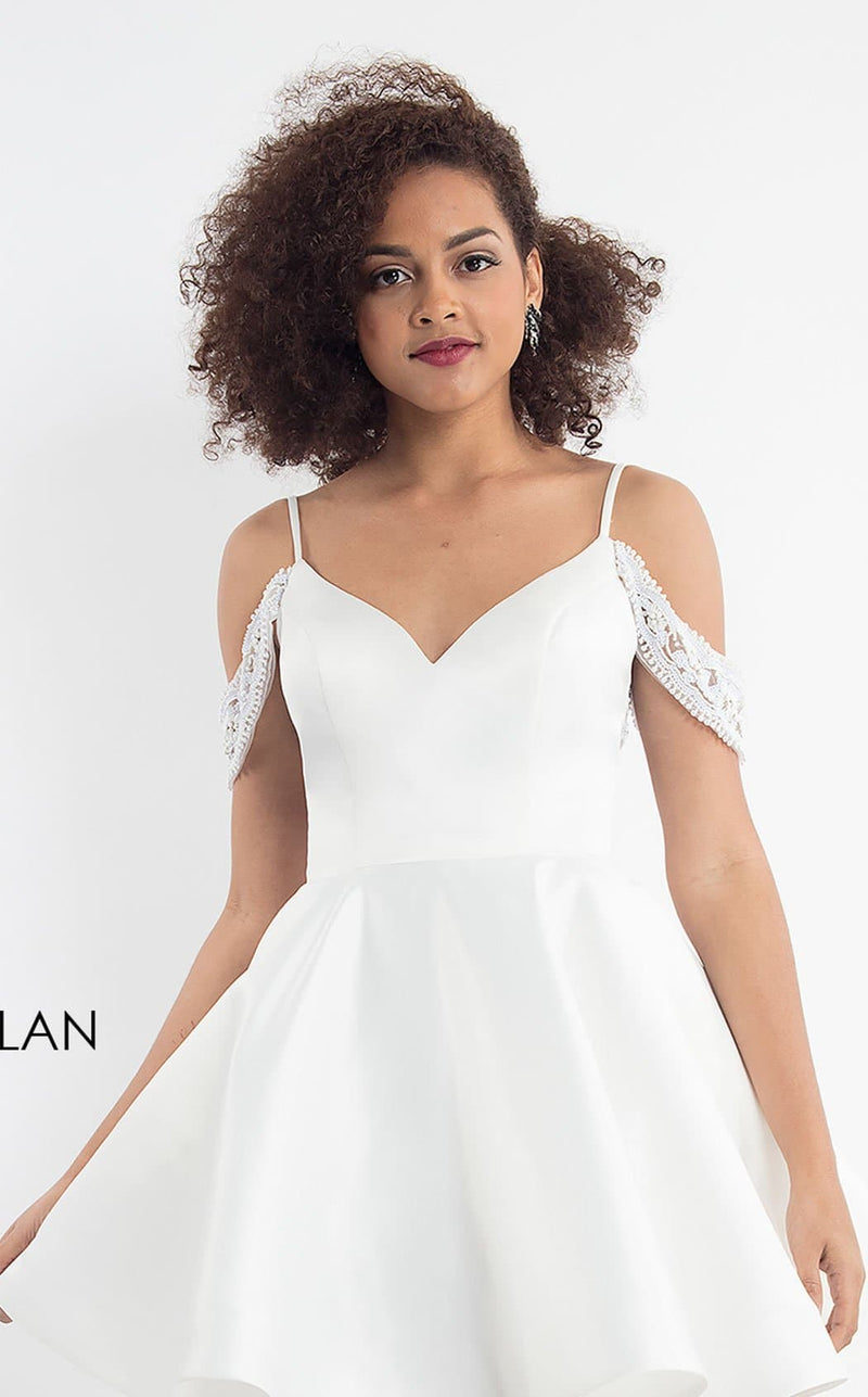 Rachel Allan L1190 Dress White