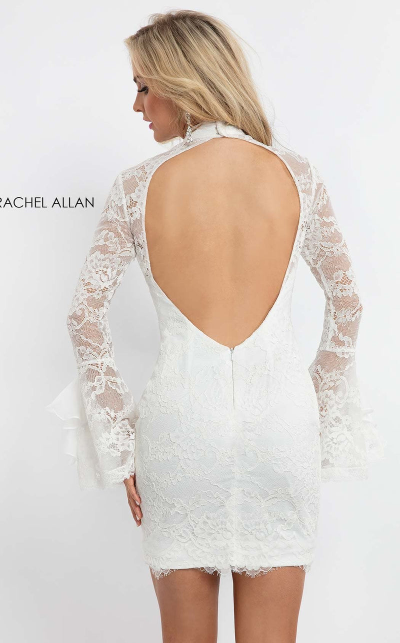 Rachel Allan L1193 Dress White