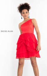 2 of 12 Rachel Allan L1197 Dress Red