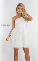 3 of 12 Rachel Allan L1197 Dress White