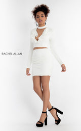 3 of 12 Rachel Allan L1200 Dress White