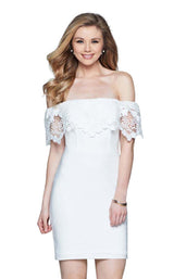 1 of 4 Faviana S8094 Ivory