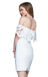 2 of 4 Faviana S8094 Ivory