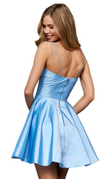 1 of 4 Sherri Hill 52378 Light-Blue